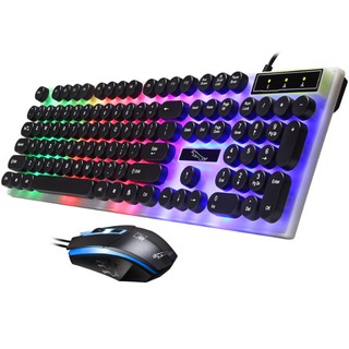 Bộ Bàn phím và Chuột giả cơ nút tròn G21 - 2019 LED chế độ 7 màu siêu đẹp và sang trọng - VL