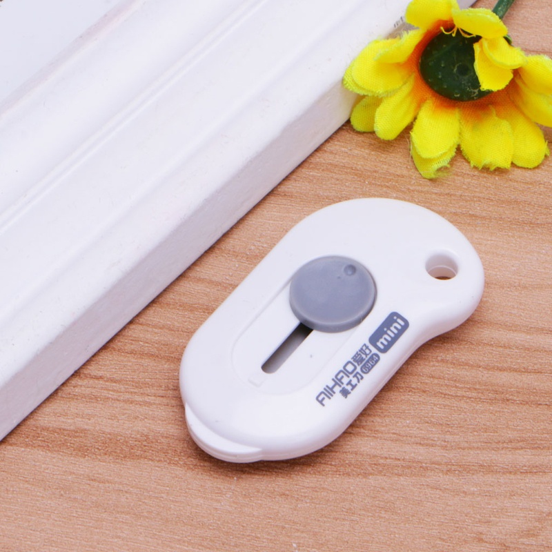 Dao rọc giấy tiện ích mini màu trơn đáng yêu sử dụng tiện lợi dành cho văn phòng