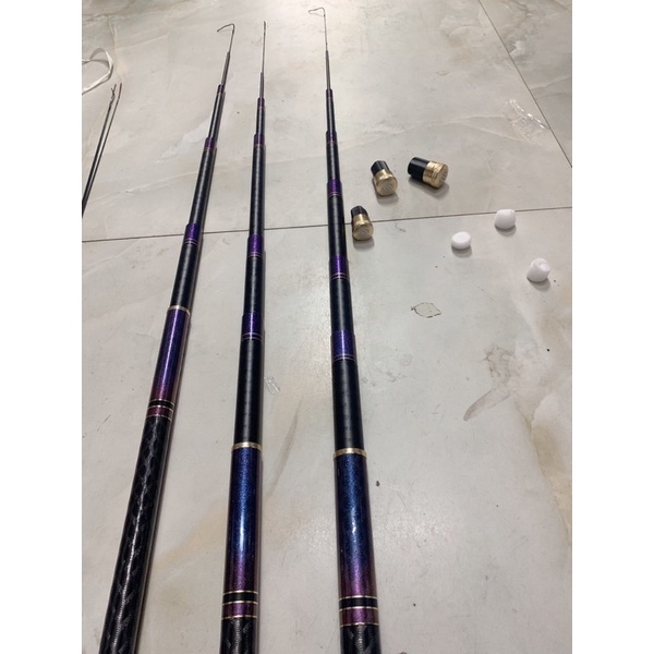 cần câu tay 5H dài 8m1 chiến long hãng 3260 cần tải cá lên tới 18kg y hình