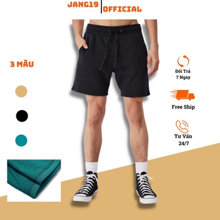 Quần Short Trơn Nỉ Chân Cua Thương Hiệu JANG19