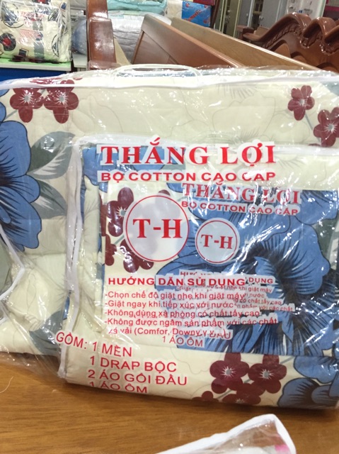 Bộ ra mền cotton thắng lợi