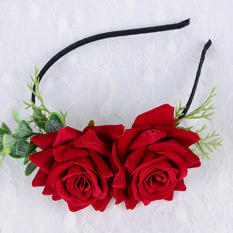 Băng Đô Cài Tóc Hình Hoa Lá Thanh Lịch Cho Nữ