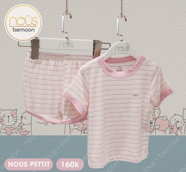 Bộ cài vai cộc petit nous mới hè 2020