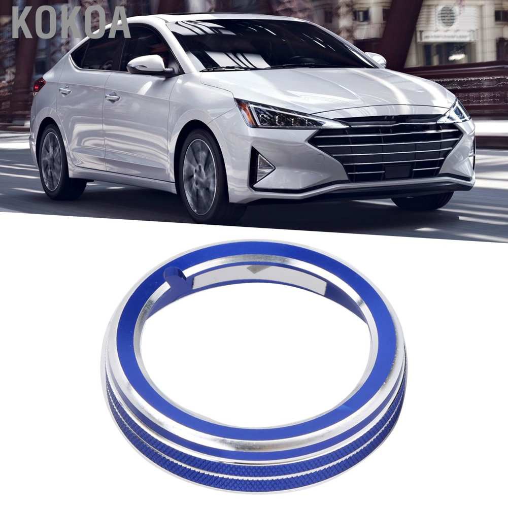 Vòng Đệm Trang Trí Nút Điều Hòa Cho Hyundai Elantra 2015-2020
