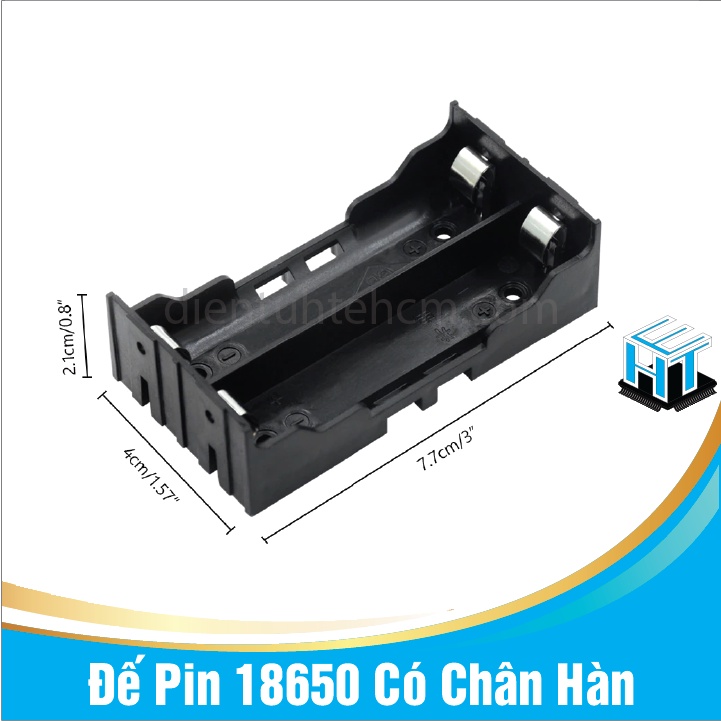 Đế Pin 18650 Có Chân Hàn nhiều phân loại