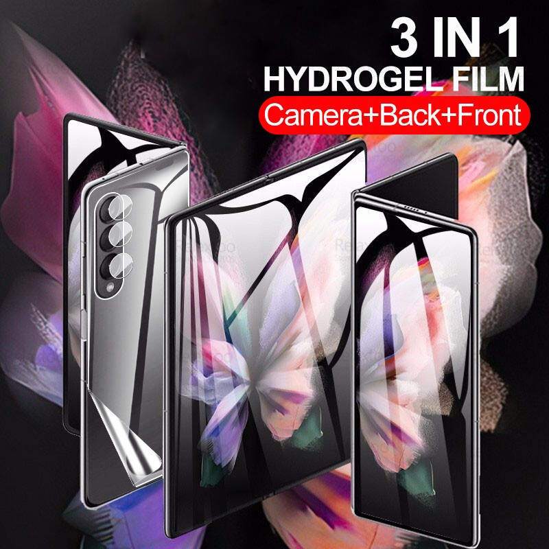 Miếng Dán Bảo Vệ Camera Trước Sau 3 Trong 1 Cho Samsung Galaxy Z Fold3 Fold2 Zfold 2 Flip 3 Zflip Flip3 5g Kính