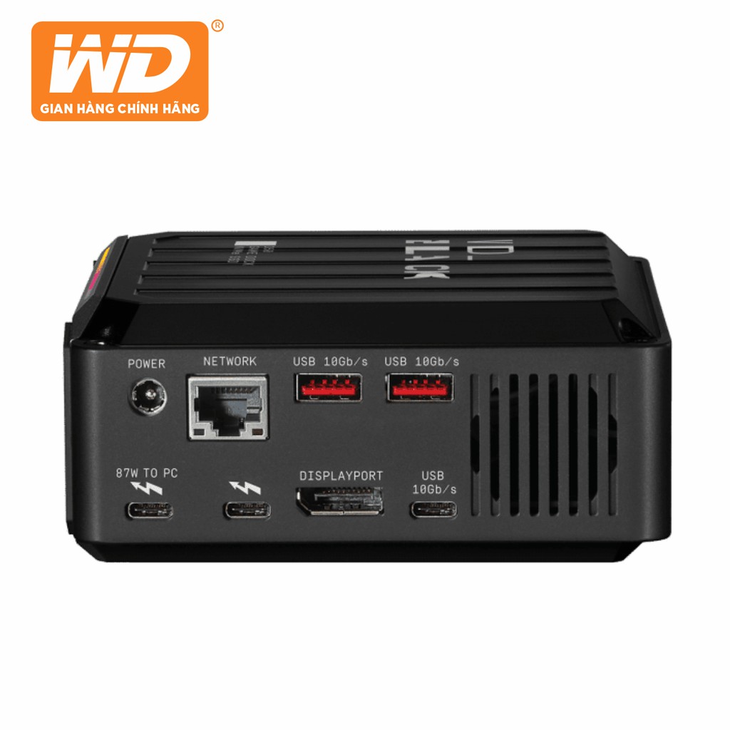 Ổ Cứng SSD Di Động WD Black D50 Game Dock 1TB - WDBA3U0010BBK-SESN - Hàng Phân Phối Chính Hãng