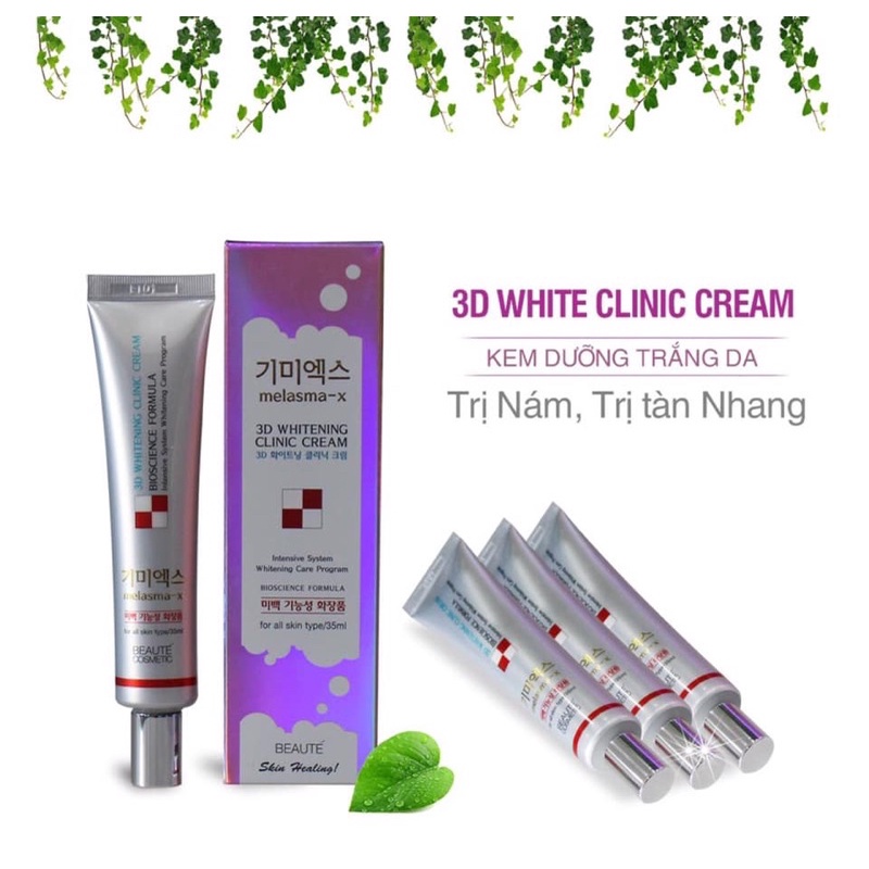 Kem dưỡng Melasma-X 3D Whitening Clinic Cream 40ml