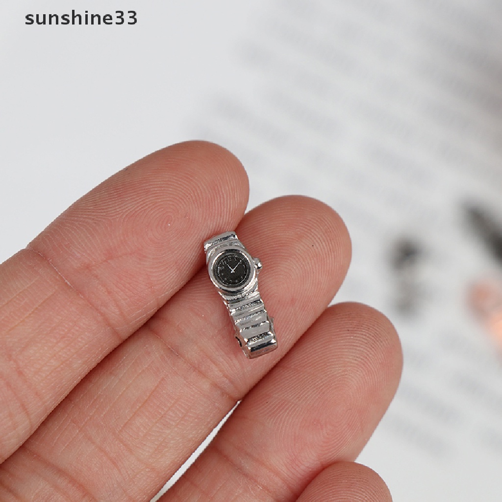 Đồng hồ thu nhỏ theo tỷ lệ 1:12 trang trí nhà búp bê