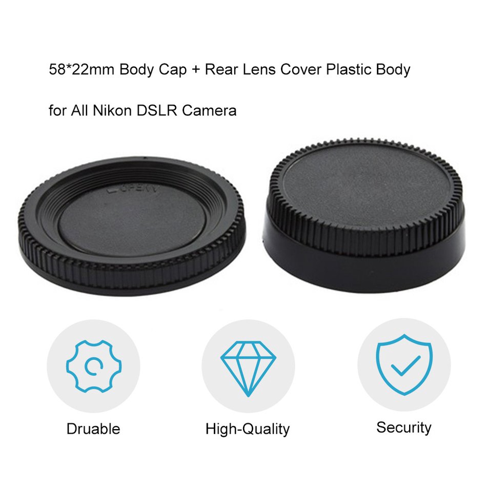 Nắp Đậy Ống Kính Máy Ảnh Nikon Dslr 58x22mm