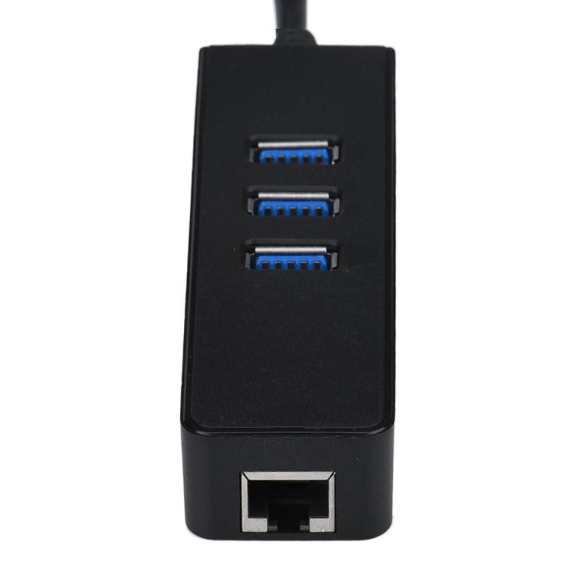 Hub Type C ra 1 cổng Lan + 3 cổng Usb 3.0