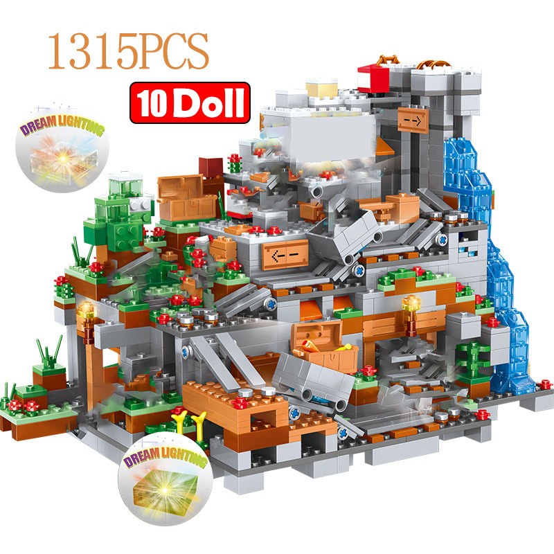 Bộ đồ chơi lắp ráp mô hình Minecraft 1315 mảnh