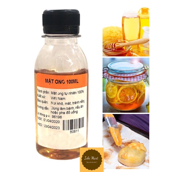 Mật ong 100ml, Mật ong làm bánh , Nấu ăn, Pha đồ uống