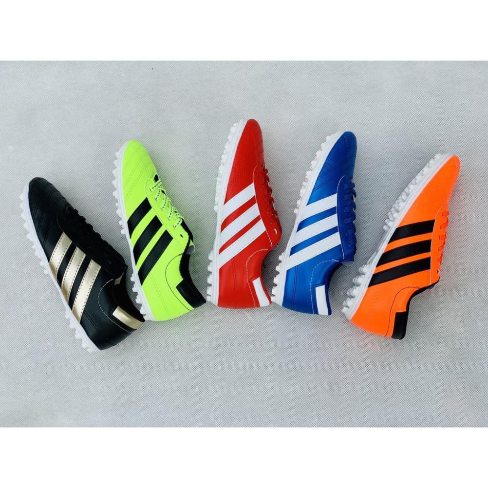 ̣̣( Bão Sale ) GIÀY ĐÁ BÓNG CHO BÉ ĐỦ SIZE 33-34-35-36-37 (3 SỌC MTC4.0) Hot NEW ⁶ ' . ! #
