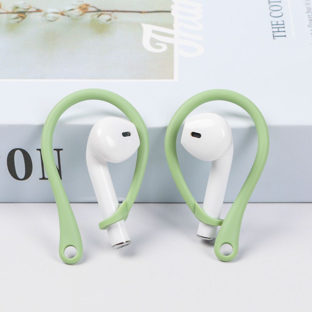 Móc silicon mềm gắn tai nghe thể thao bảo vệ an toàn chống thất lạc nhiều màu sắc