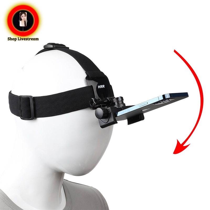 Dây đai đeo điện thoại - đai đeo điện thoại trên đầu làm camera hành trình du lịch phượt...