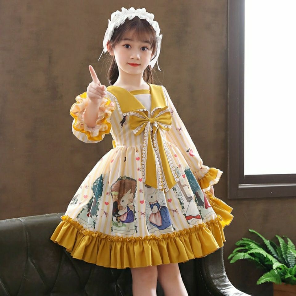 Đầm Công Chúa lolita Dễ Thương Cho Bé Gái