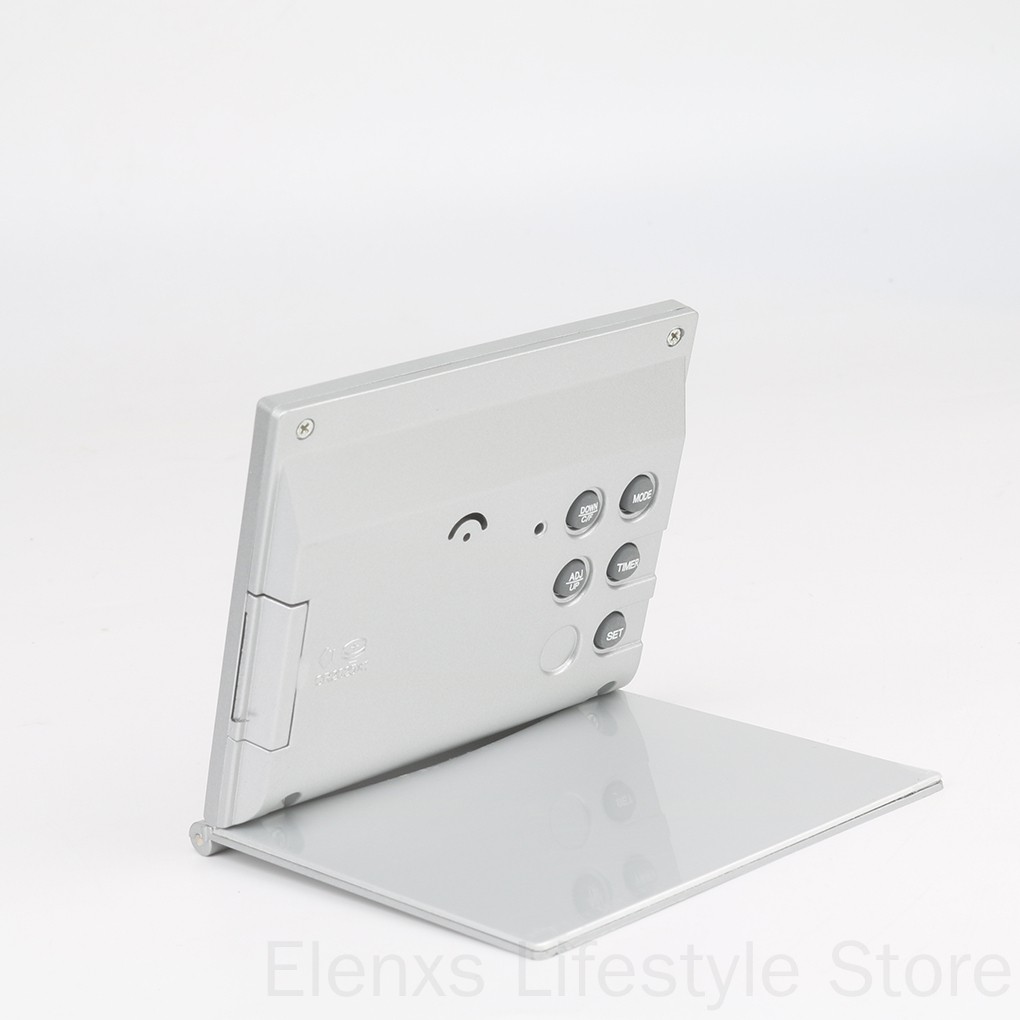 Đồng Hồ Báo Thức Điện Tử Để Bàn Có Màn Hình Lcd Tiện Dụng