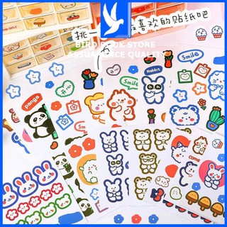 Sticker dán hình vẽ dễ thương 💕𝑭𝒓𝒆𝒆𝒔𝒉𝒊𝒑💕 washi tape Birdbook