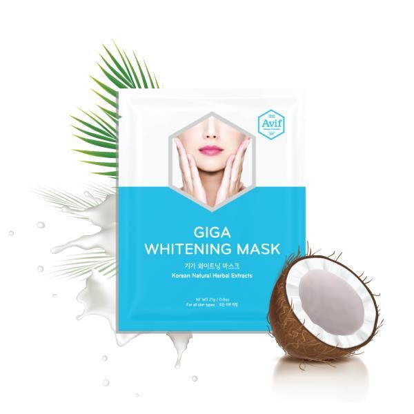 Mặt nạ giấy từ dược liệu Avif HNB Mask (Dưỡng ẩm/ trắng da/ chống lão hóa)