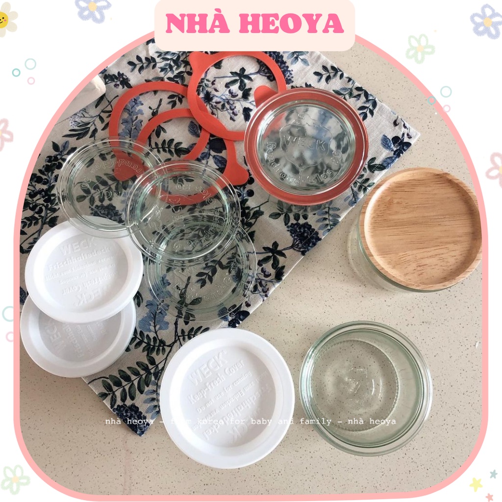 PHỤ KIỆN THAY THẾ NẮP HŨ WECK CHÍNH HÃNG