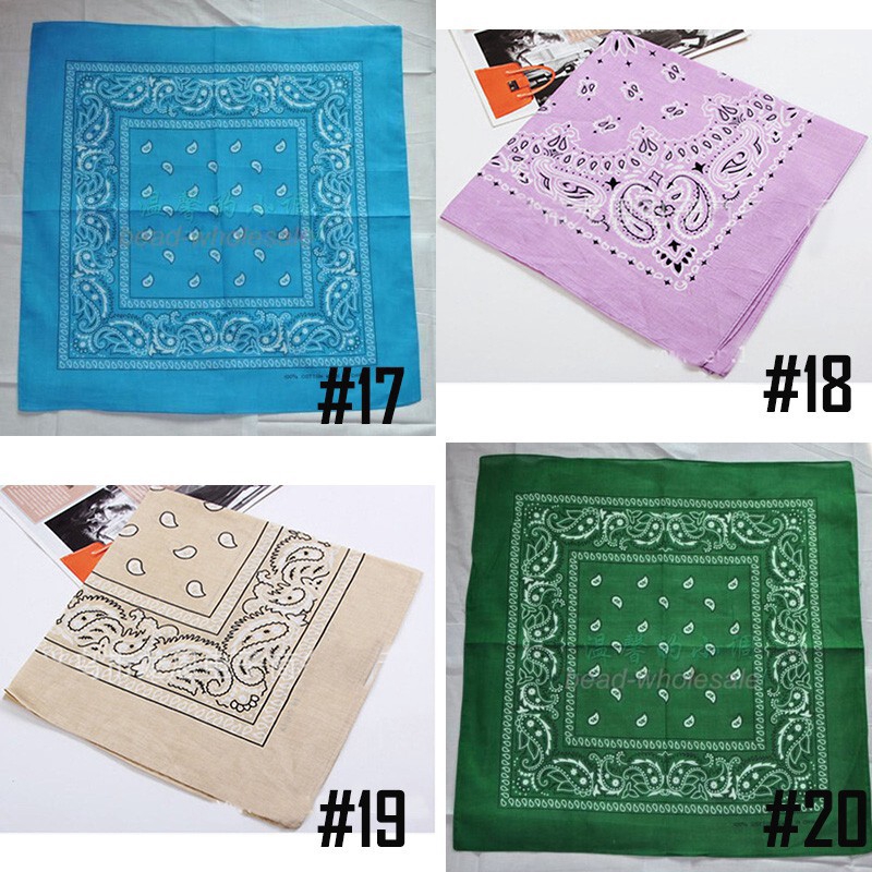 [DS] Khăn Vuông Cotton Đa Năng In Họa Tiết Sáng Tạo