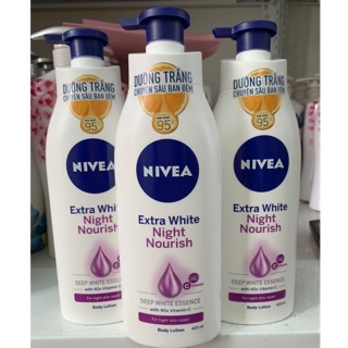 [Có sẵn] [Chính hãng] Sữa Dưỡng Thể Nivea Extra White Night Nourish (Tím) - 400ml