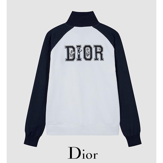 Áo Khoác Cotton Có Khóa Kéo Thêu Họa Tiết Thời Trang Cho Nam Nữ