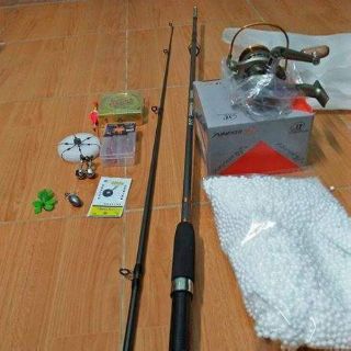 Combo cần câu cá shimano 2m7 máy LC7000