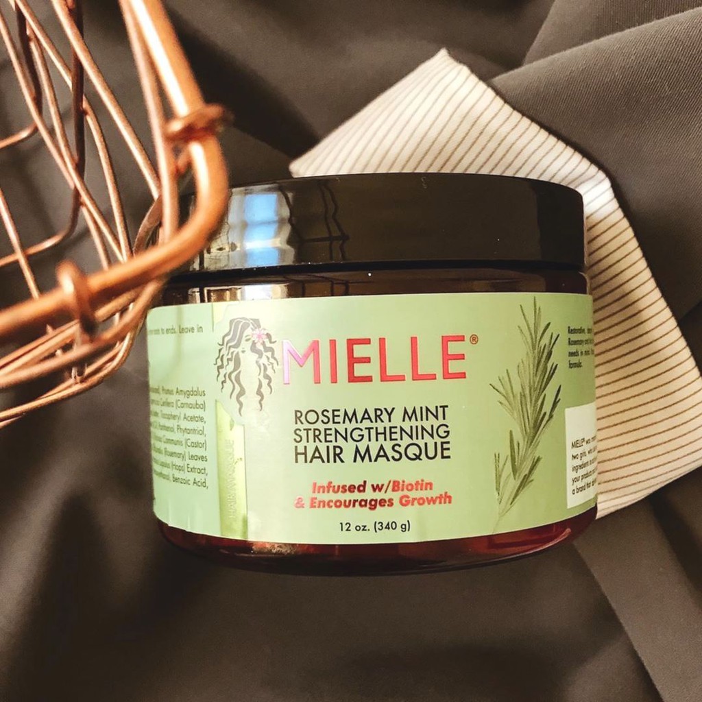 Bill US - Mặt nạ tóc Mielle Organics Rosemary Mint Hair Masque 340g