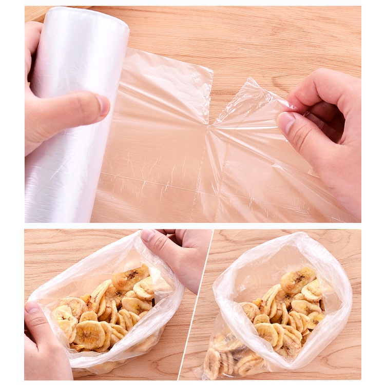 Túi thực phẩm, túi đựng thực phẩm kích thước 20x30cm 100 cái 1 cuộn