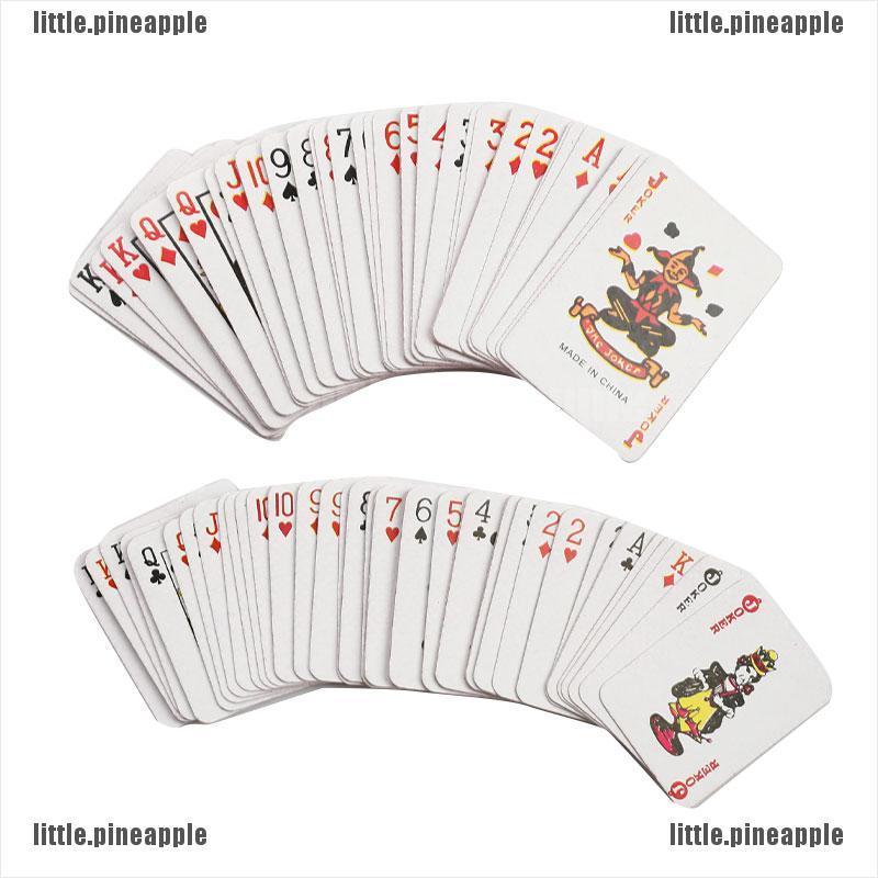 Bộ Bài Poker mini Dễ Thương Trang Trí Nhà Búp Bê