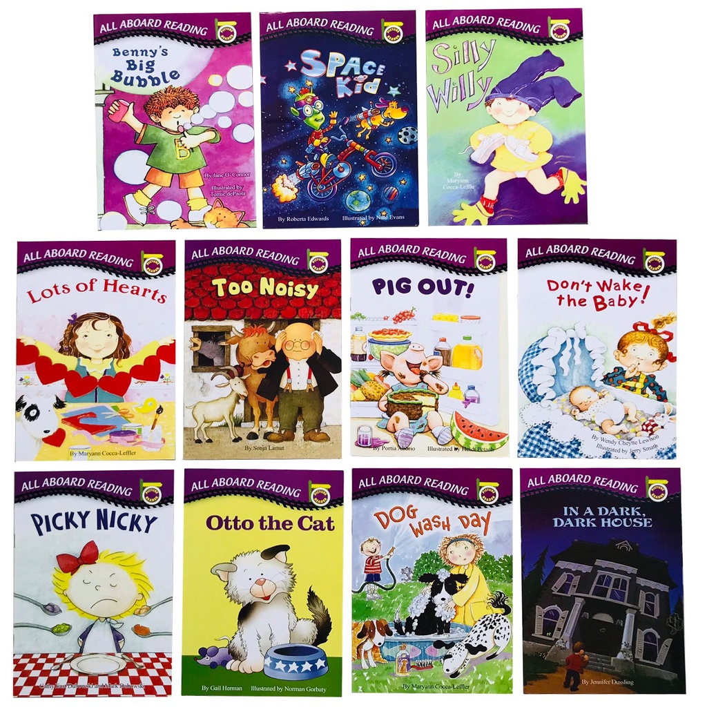 SÁCH - 11 Cuốn truyện All Aboard song ngữ cho bé từ 2 tuổi - Á Châu Books