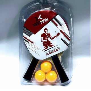 1 cặp vợt bóng bàn RACKET kèm bóng