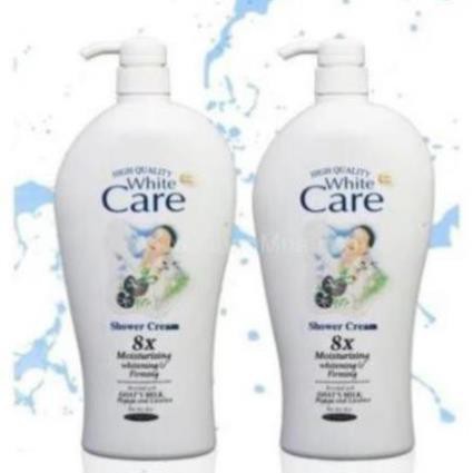 [ HÀNG CHÍNH HÃNG ]Sữa tắm dê White Care trắng mịn 1200ml - Sữa tắm Thái Lan chính hãng.