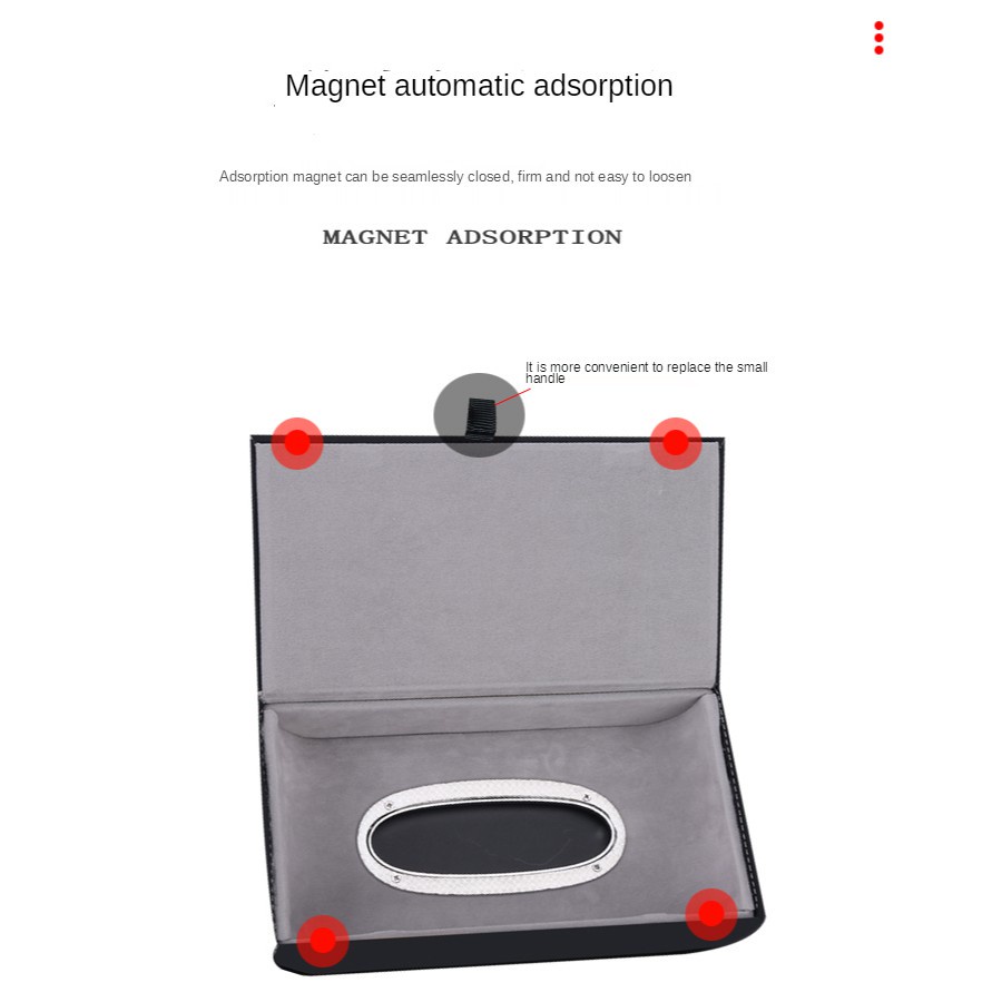 Hộp Đựng Khăn Giấy Bằng Da Cao Cấp Cho Xe Hơi Peugeot 4008 Rcz 5008 206 208 207 307 301 308 408 3008 508