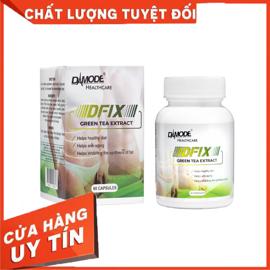 Dfix Trà Giảm Cân Thiên Nhiên Từ Hàn Quốc [ CHÍNH HÃNG ] hộp 60 viên [ Miễn Ship Quốc Tế ]