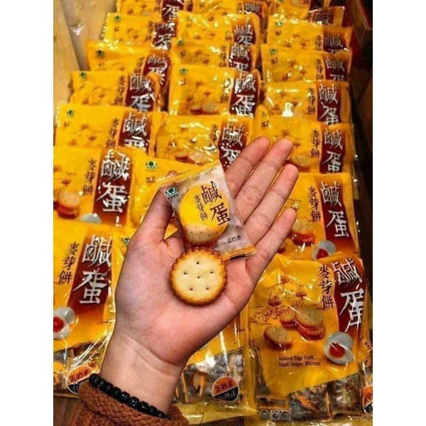 Bịch 500g bánh quy trứng muối Đài Loan