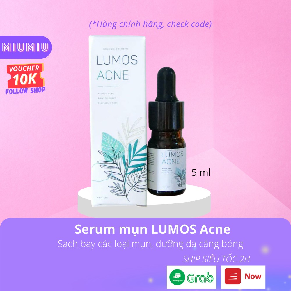 Serum mụn Lumos Ance Hàng chuẩn check Code, date mới