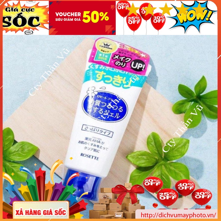 Tẩy Tế Bào Chết Nhật Bản Rosette Gommage 120g Chiết Xuất Từ Thiên Nhiên hàng nhập khẩu chất lượng