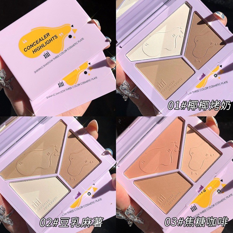 Tạo Khối Hightlight Xixi 3 Màu Cao Cấp | BigBuy360 - bigbuy360.vn