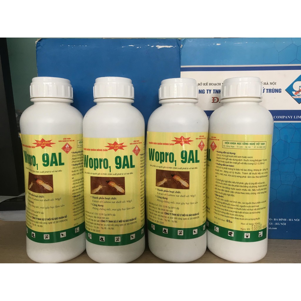 Dầu trừ mối, mọt Wopro 9AL 1Lít