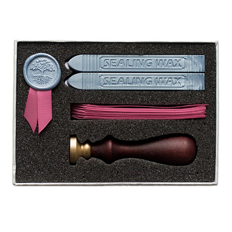 Bộ Dụng Cụ Đóng Dấu Sáp Niêm Phong Thiệp Thủ Công Diy