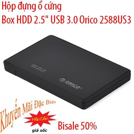 [ Xả kho tết] Hộp Đựng Ổ Cứng Laptop, SSD 2.5" HDD Box O,ri,co 2588US3 PRO USB 3.0, Hộp Đựng Ổ Cứng Box HDD 2.5"