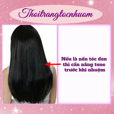 Thuốc Nhuộm Tóc (Nhẹ Mùi) Màu Nâu Vàng Nhạt - Kèm Oxy trợ nhuộm và dụng cụ nhuộm - Thoitrangtocnhuom