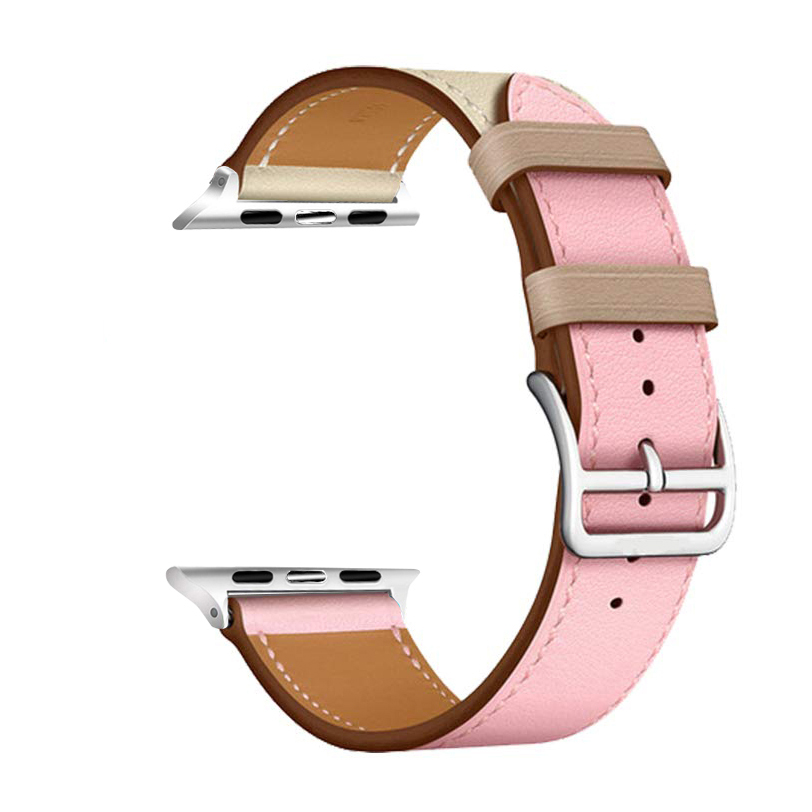 Dây Đeo Da Nhiều Màu Sắc Thay Thế Cho Apple Watch Series 3 / 2 / 1 42mm 38mm Iwatch 4 / 5 40mm 44mm