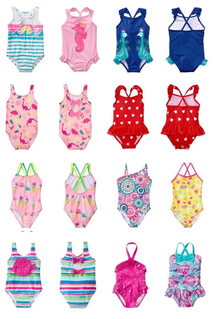 Set/bộ bơi bé gái xuất dư nhiều hiệu Gymboree + Janie & Jack + Crazy 8