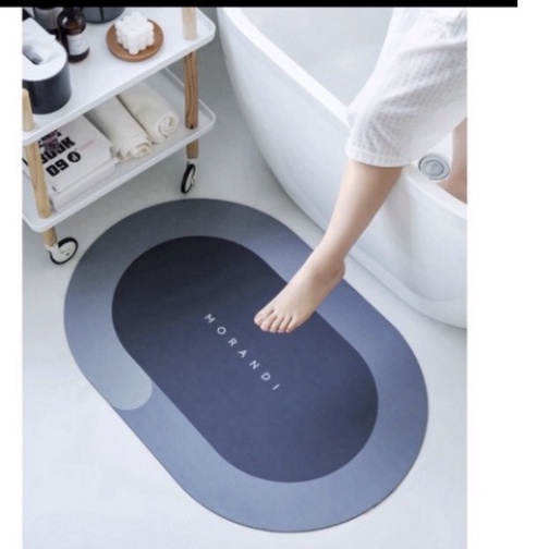Thảm silicon lau chân khô thấm hút tốt dễ dàng vệ sinh chống trơn trượt để nhà bếp nhà tắm cửa ra vào