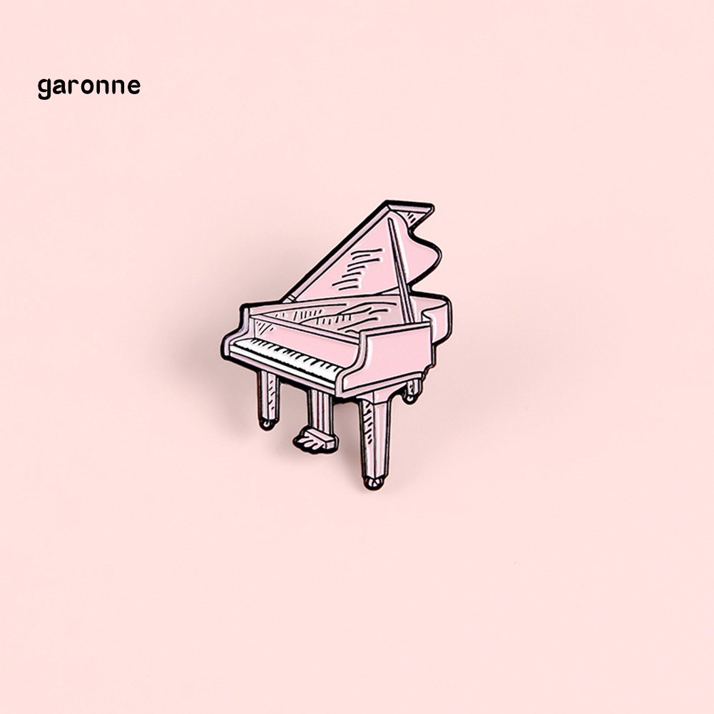 Ghim cài áo hình đàn piano thời trang