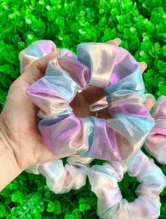 [Siêu rẻ] SCRUNCHIES phản quang cầu vồng